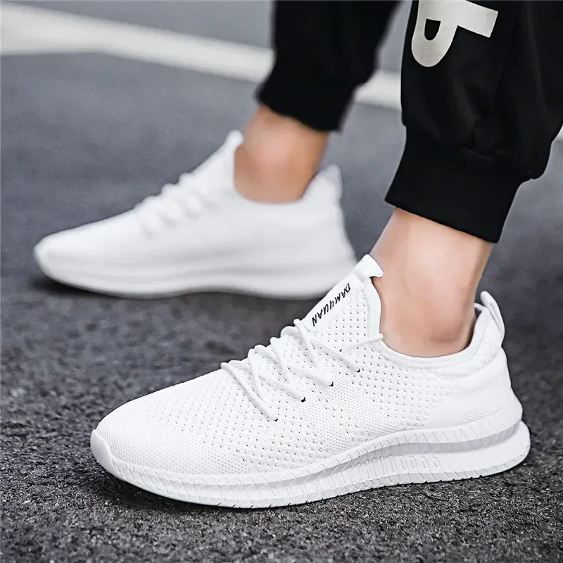 Breathable Running Shoes 46 Fashion Lightweight Men\'s Sneakers 45 Large Size Wearable Outdoor Casual Mens Jogging Sports Shoes