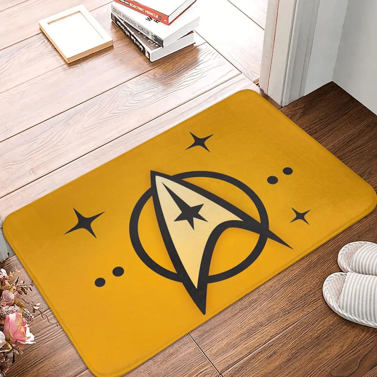 Star Treks Science Fiction TV Series Doormat Kitchen Entrance Home Floor Mat Non-slip Carpet Rug for Balcony Footpad Mats