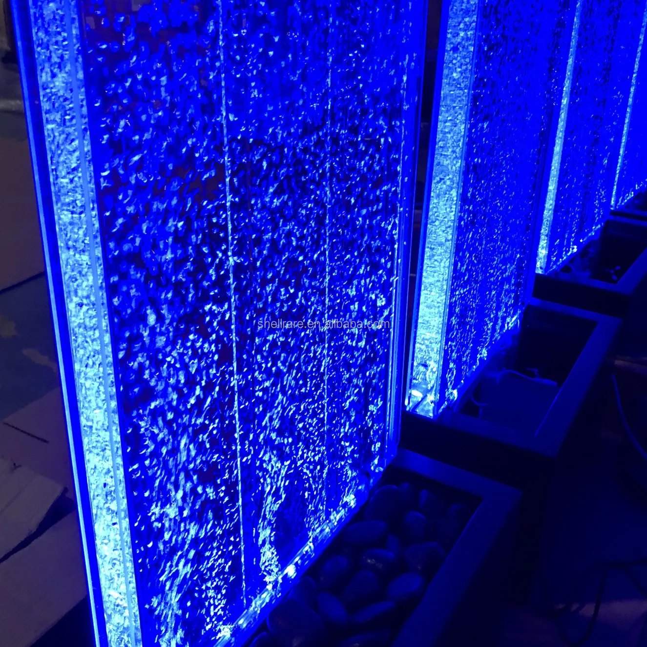 Customization.Customized Movable Partition Led Decorative Wall Panels Acrylic Water Bubble Wall