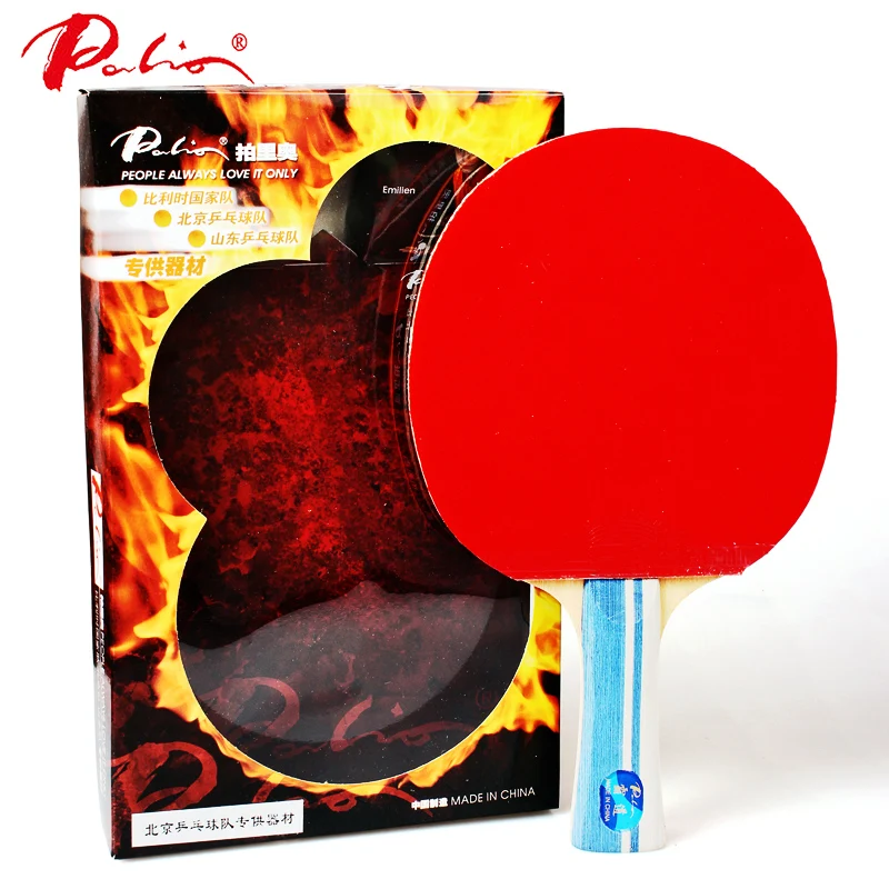 Palio 5 star Legend Table Tennis Racket HADUO rubber  Ping Pong racket pure wood carbon Blade Masa Tenisi Raketleri