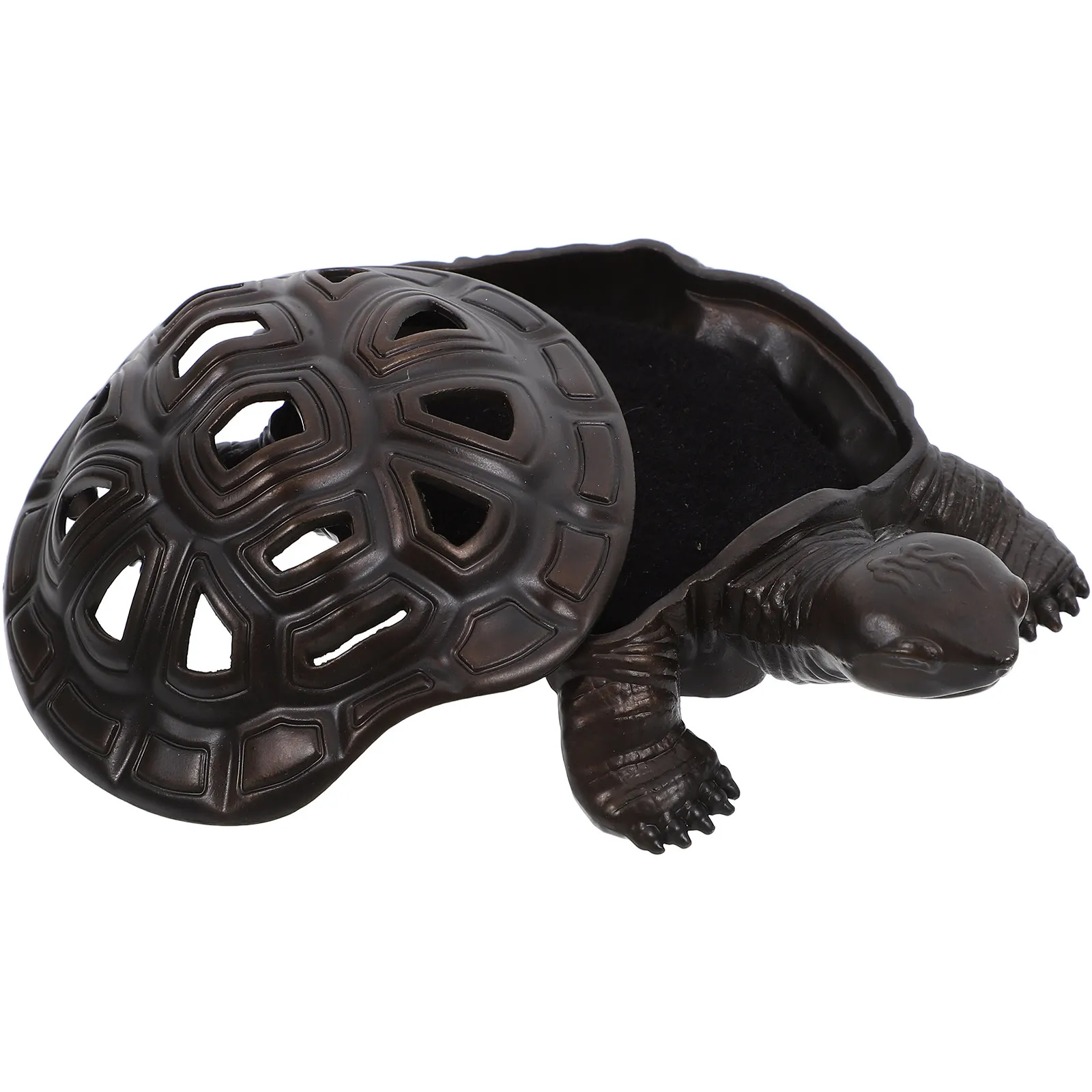 

Turtle Jewelry Box Retro Metal Storage Case Compact Lightweight Keepsake Organizer Rings Earring Holder Desktop Display Box
