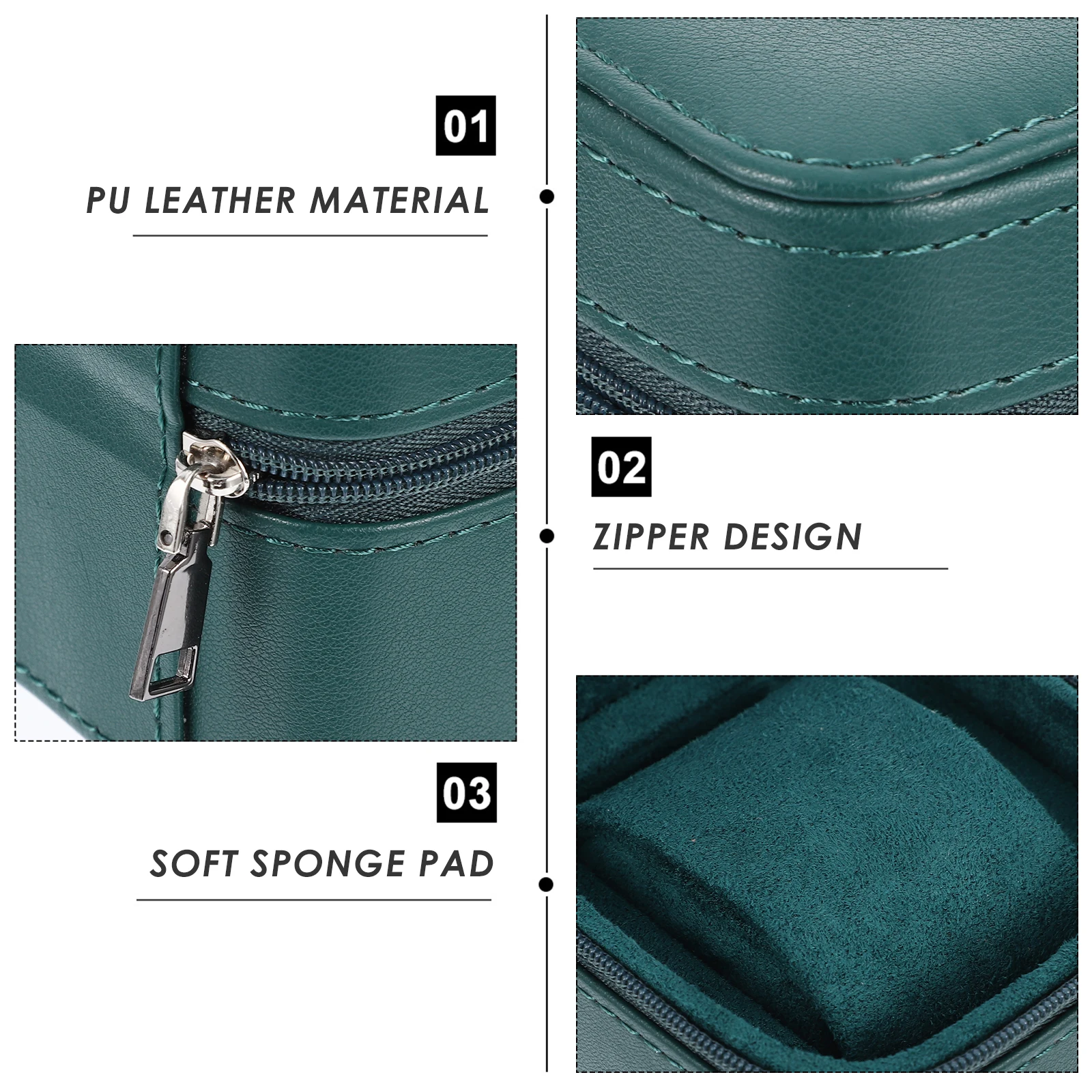

Watch Box Travel Case Storage Tray Container Collection Composite Material Presentation