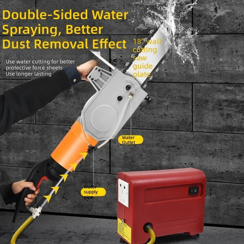 Upgrade your construction and renovation projects with this high-performance brushless wall cutting machine. Designed for