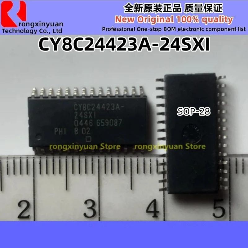 輸入オリジナル100% 品質、CY8C24423A-24SXI/CY8C24423A-24SXIT/8c24423a SOIC-28、1-5ロット