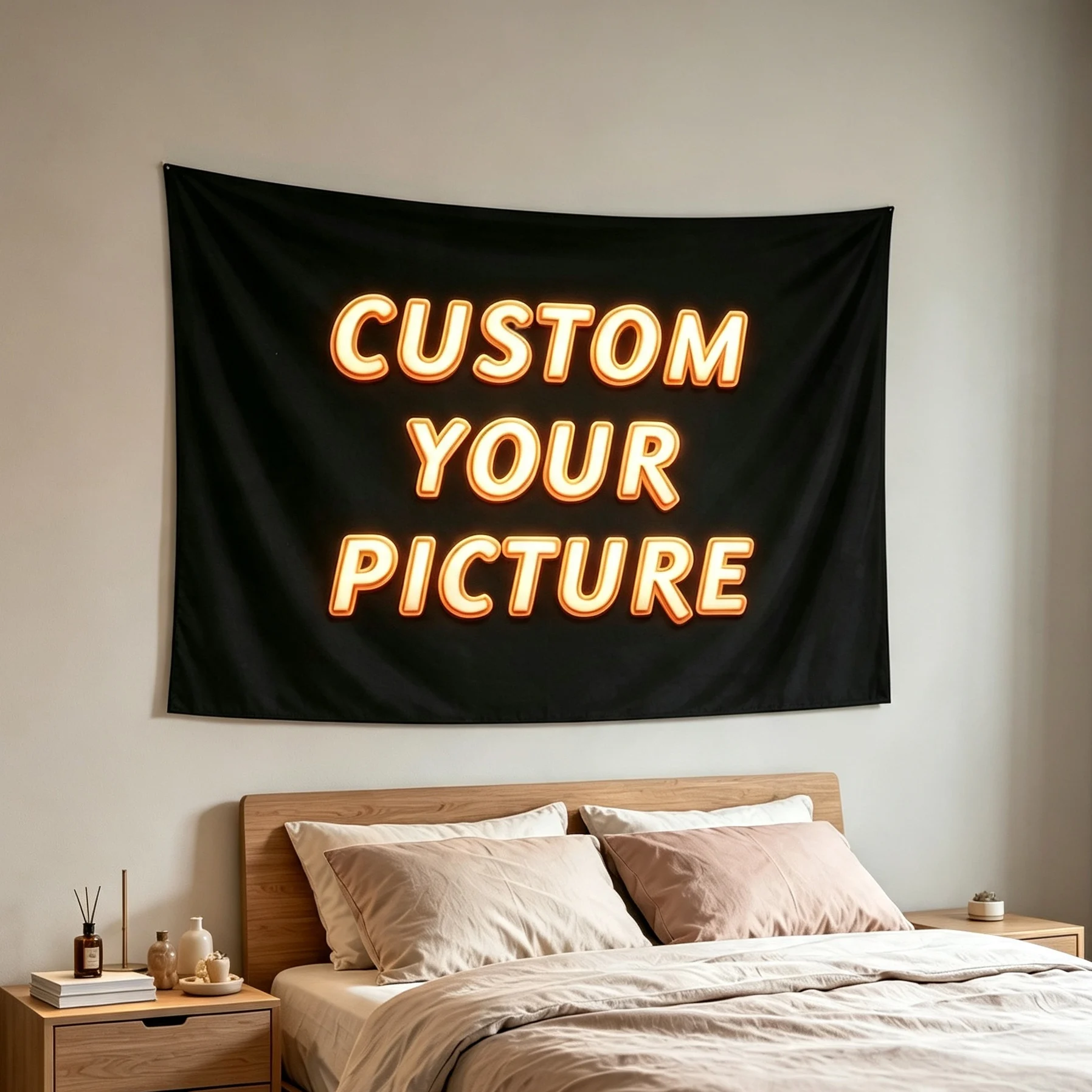 Personalized Custom Tapestry Customizable Photo Fun Pictures Bedroom Banner Dormitory Wall Decoration Oversized Party Backdrop