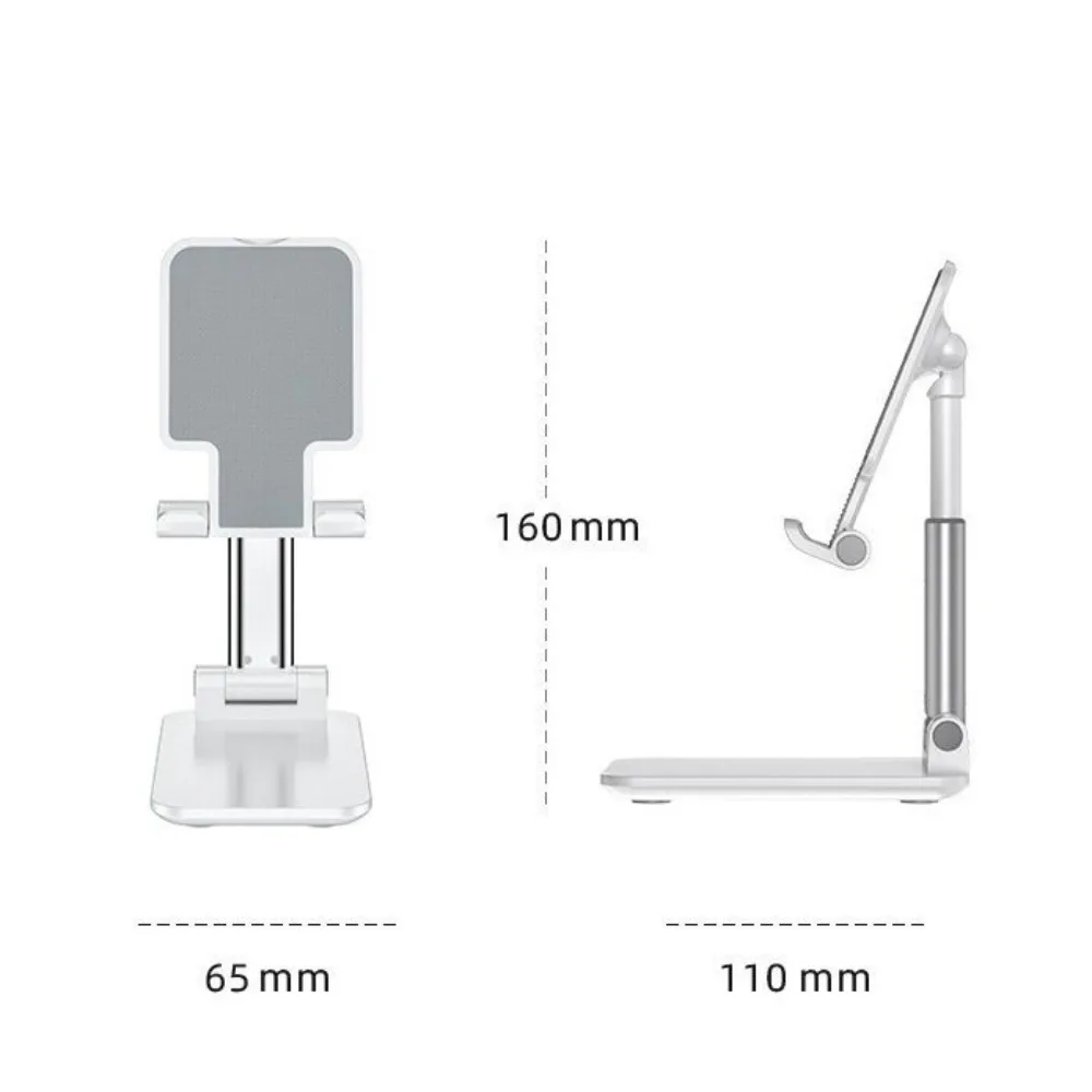 New Folding Phone Stand Adjustable Universal Cell Phone Stands Rotatable Plastic Desktop Tablet Holder for Home Office