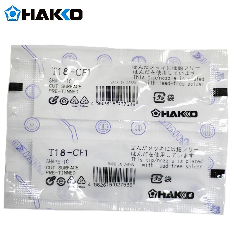 Hakko T18-CF1 Tip Made-in-Japan for FX-888D, FX-600, FX-888, FX-889, FX-8801/8802/8803/8805 Soldering Station Iron Tool