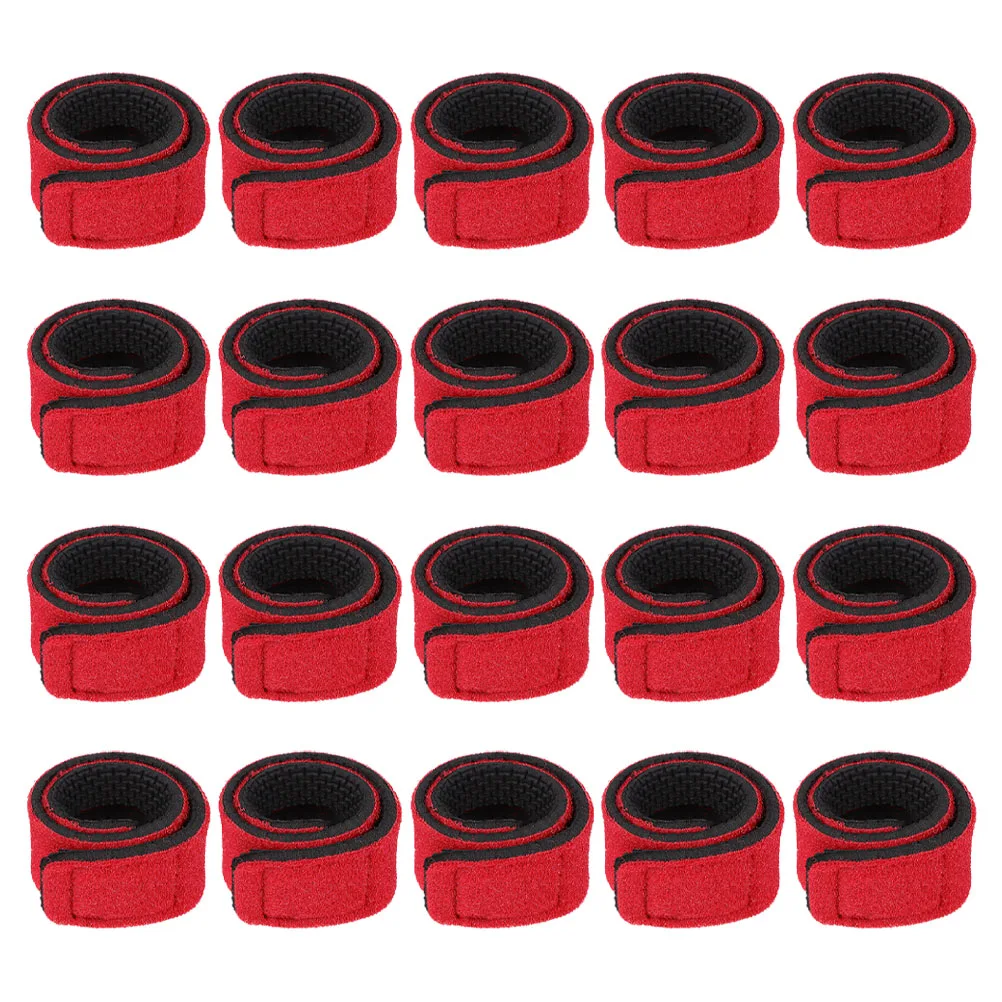 

20 Pcs Fishing Rod Strap Elastic Ties Gear Angling Accessories Fasteners Belt Durable Reliable Outdoor Activities