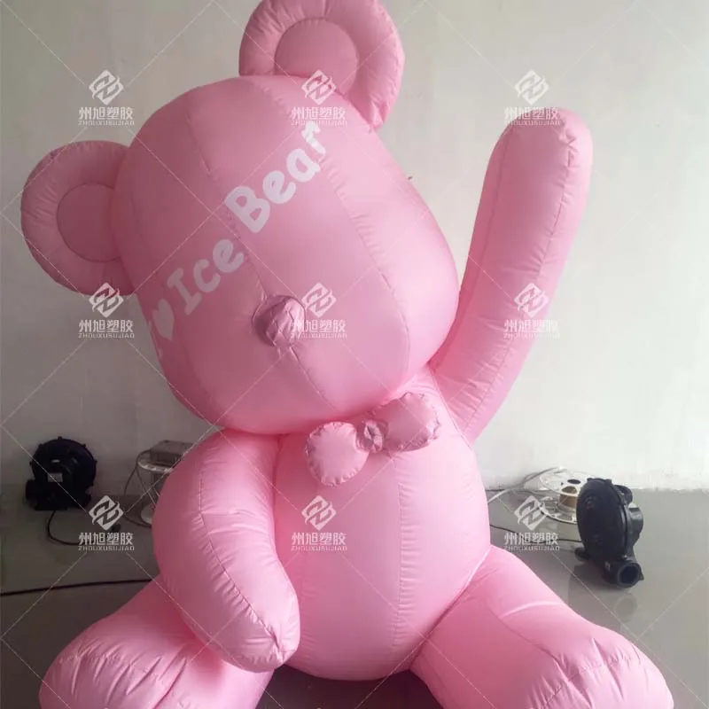 

Giant Inflatable Bear Tie Pink Bear Can be Customized Stage Activity Party Advertising Decorative Props