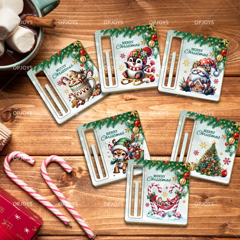 عيد الميلاد الديكور سنو المال كليب 6 قطعة/المجموعة ، ندفة الثلج أصحاب النقدية والحلي ، المعلقات شجرة الحسنات