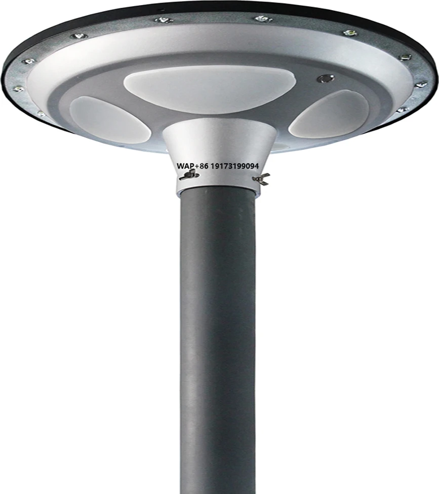 Commercial IP67 Waterproof LED Garden Lights Solar Powered Street Pathway Luminaries with Dusk Dawn Auto Operation DC Supply