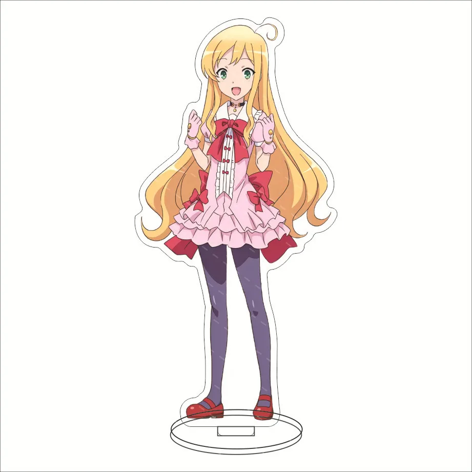 أنيمي في عالم آخر مع هاتف ذكي تستقيم منضدية الديكور الاكريليك لعبة الكرتون طالب المجتمع حامل هدية #4