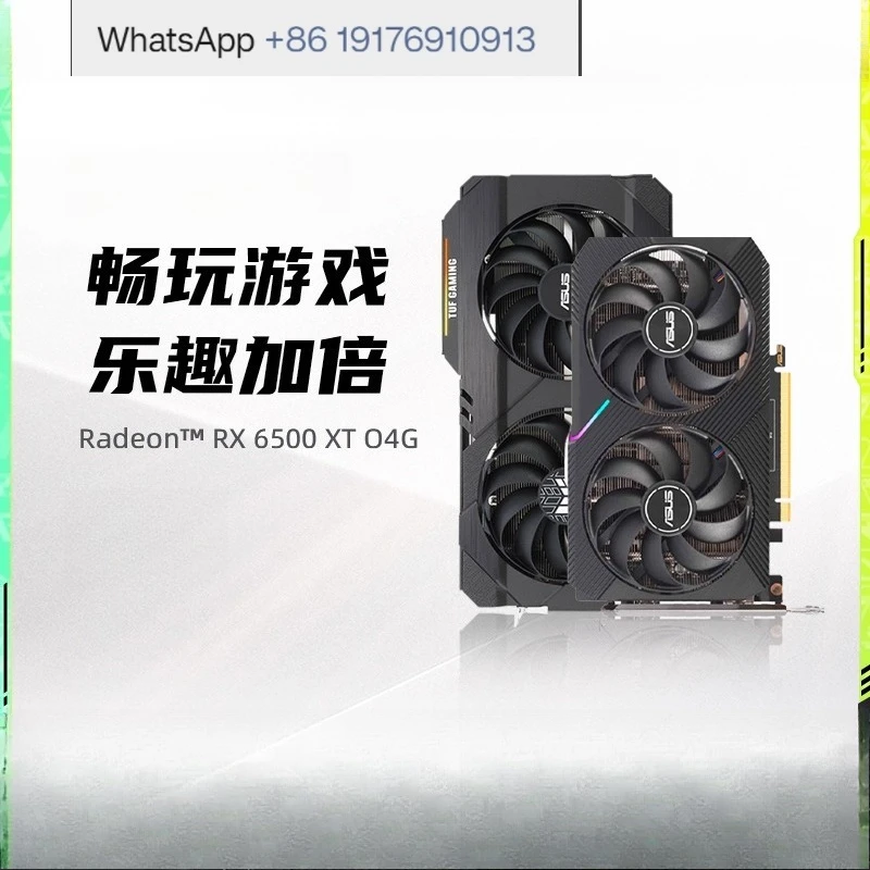 Radeon RX6500XT Desktop PC Gaming Graphics Card 4GB Support 2K Monitor