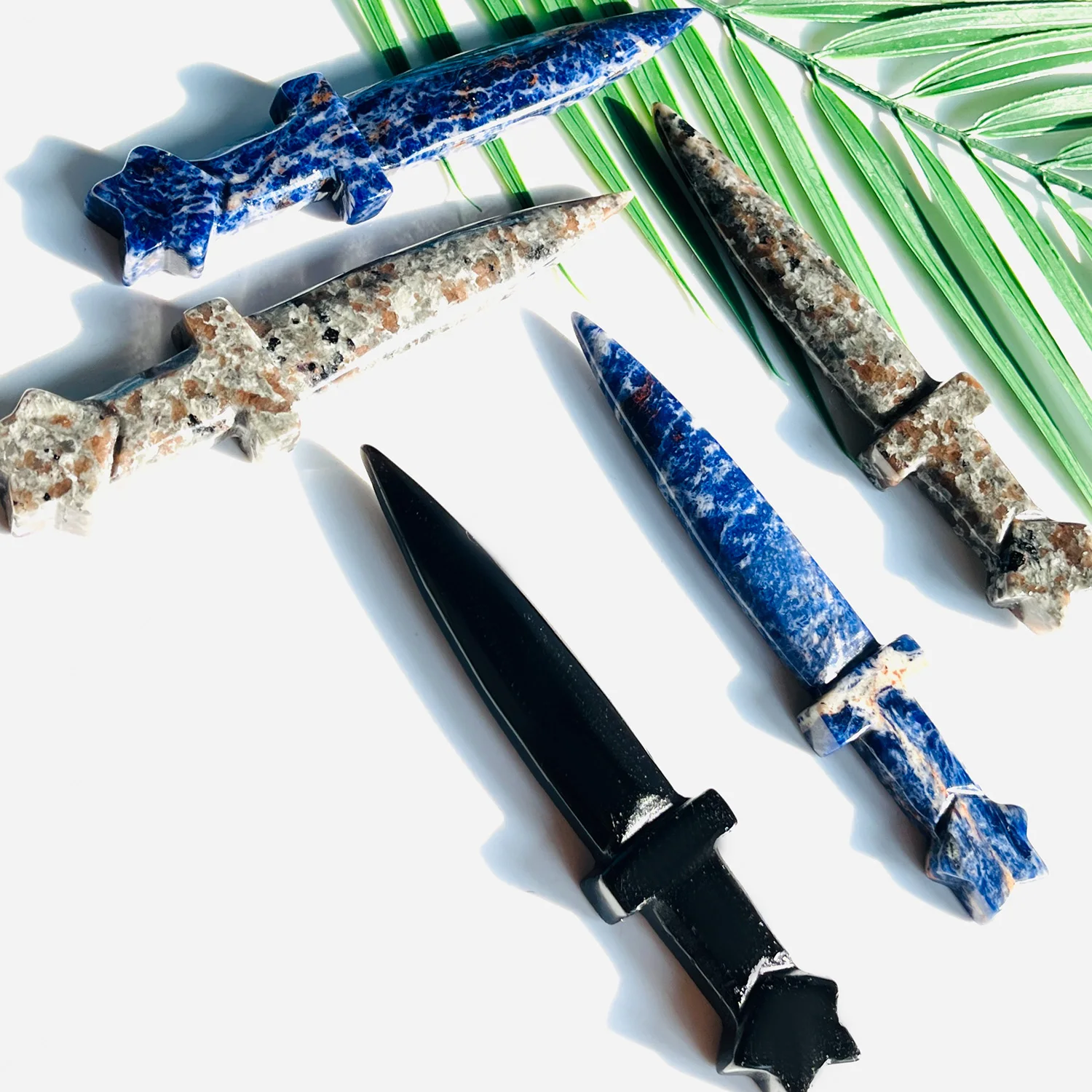 1PC High Quality Crysta Knife Natural Crystal Carving,Gemstone Jewelry,Glitter, Healing crystal, Birthday gift,Women gift