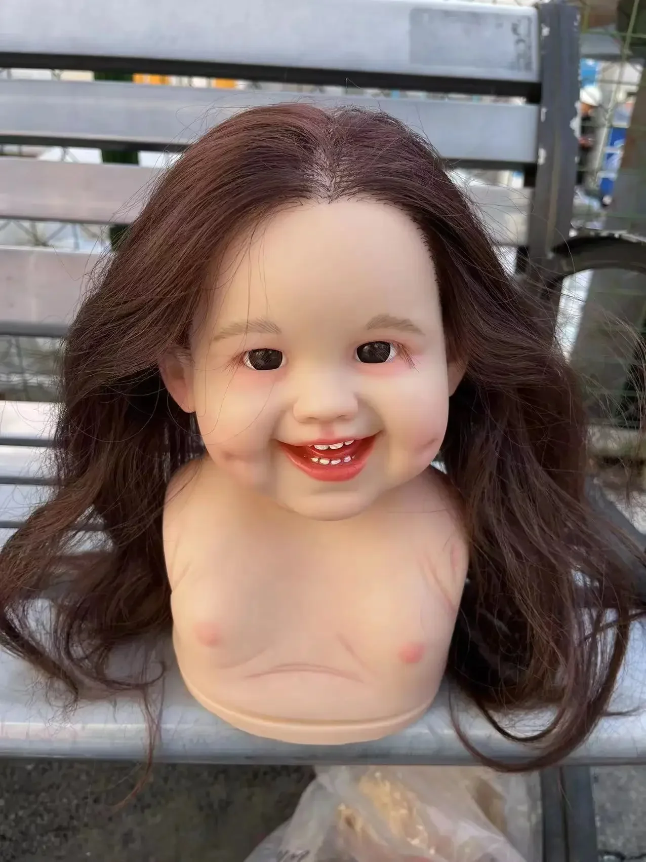 SINO-BB personalizado suministro limitado 29 pulgadas Reborn Baby Dimple pelo enraizado a mano fotos reales regalo de Navidad