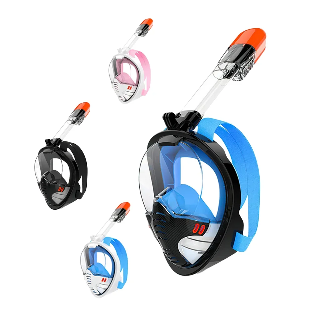 

Good Quality Dry Snorkel K4 Full Face Wide View Diving Mask Adult 2 Size S/M L/XL Underwater Mask Adult Diving Equipment