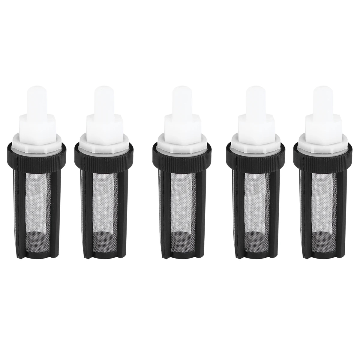

5pcs 9Mm Stainless Steel Water Inlet Filter Micro Pump Strainer High Efficiency Rust Resistant For Submersible Pump Black