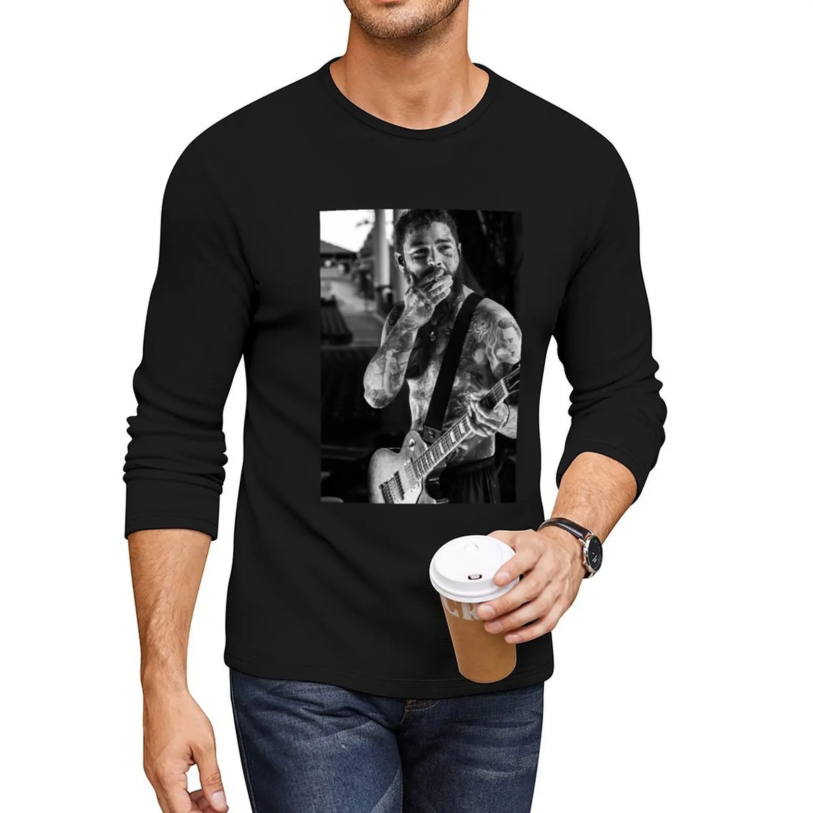 Copy of Post , sing, and smoking Long T-Shirt aesthetic clothes t shirt man funny t shirts cute tops sweat shirts, men