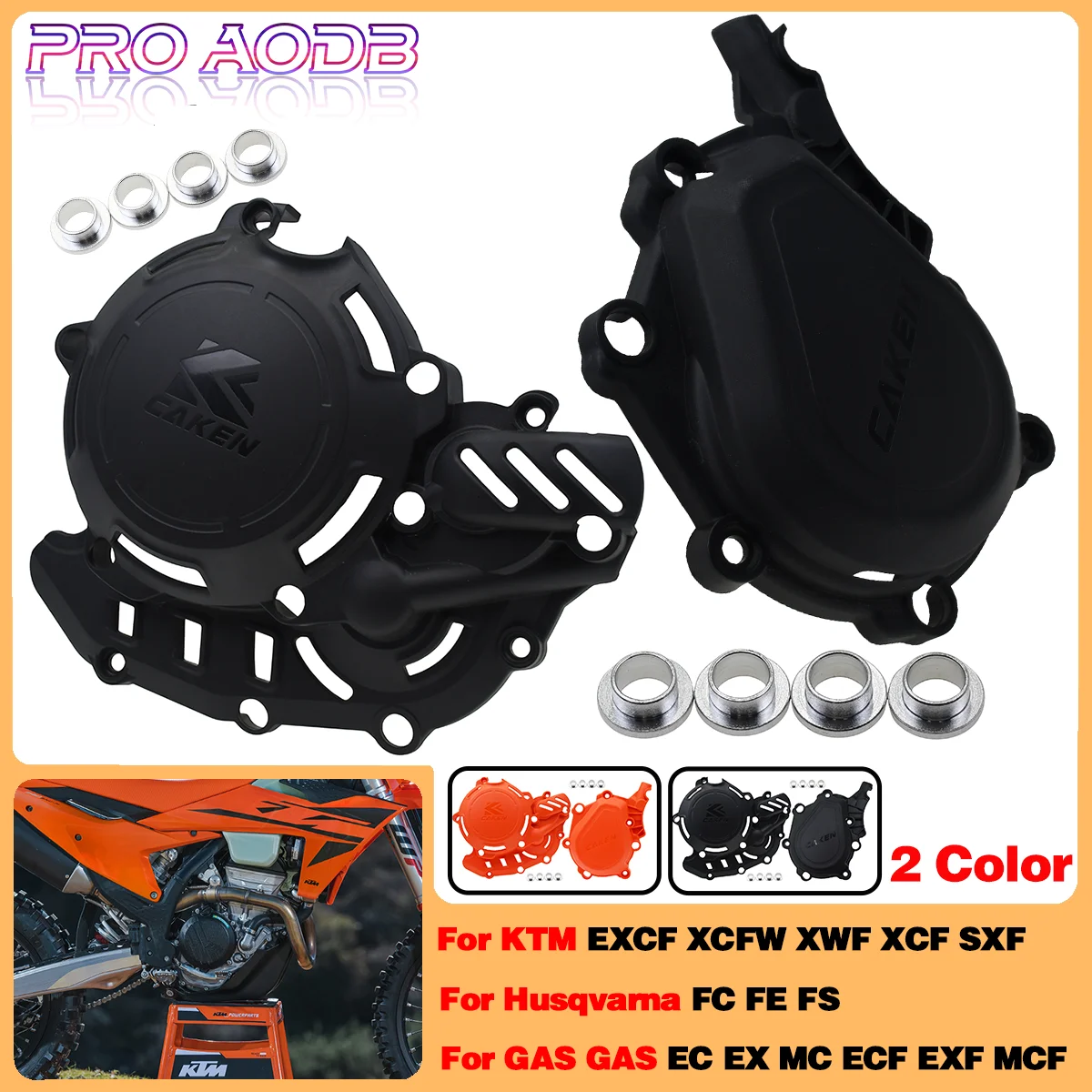 

For Husqvarna 2024 FC450 FE450 FE501 FC FE 450 501 Engine Clutch Guard Water Pump Cover Ignition Protector For KTM EXCF SXF XCF