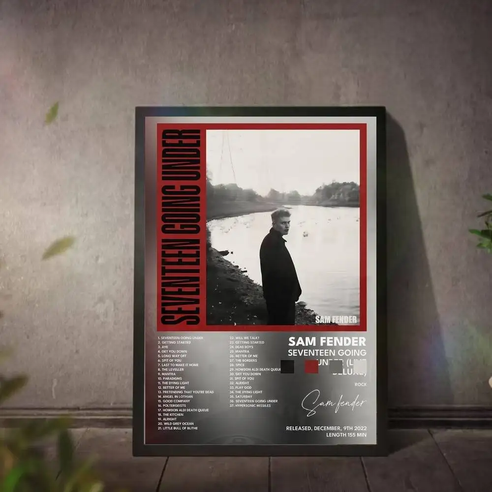 S-Sam F-Fender Poster Music Album Canvas Print Wall Art Room Decor Wall Art Print Home Decor 50X70 Room