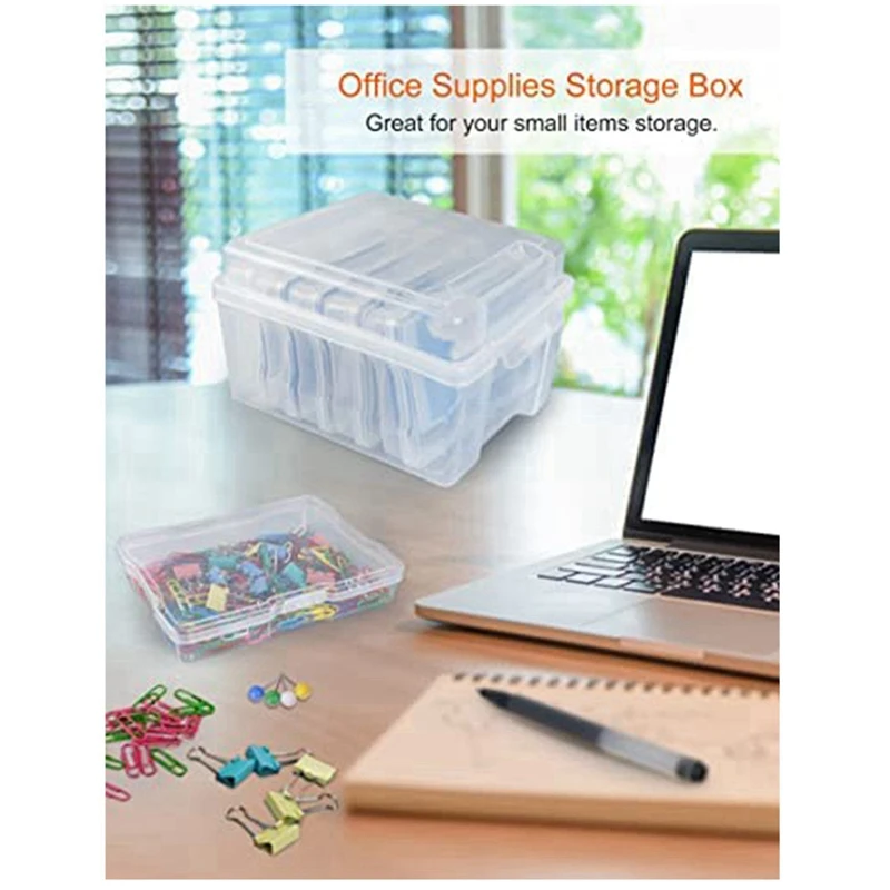 4X6 Photo Storage Box Pictures Organizers Case Seed Storage Organizer Craft Storage Box