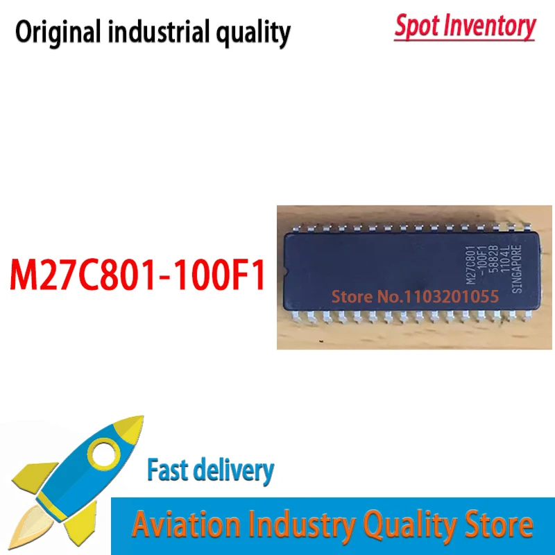 10pcs/lot M27C801-100F1 M27C801 27C801 CDIP-32  New Original  In Stock