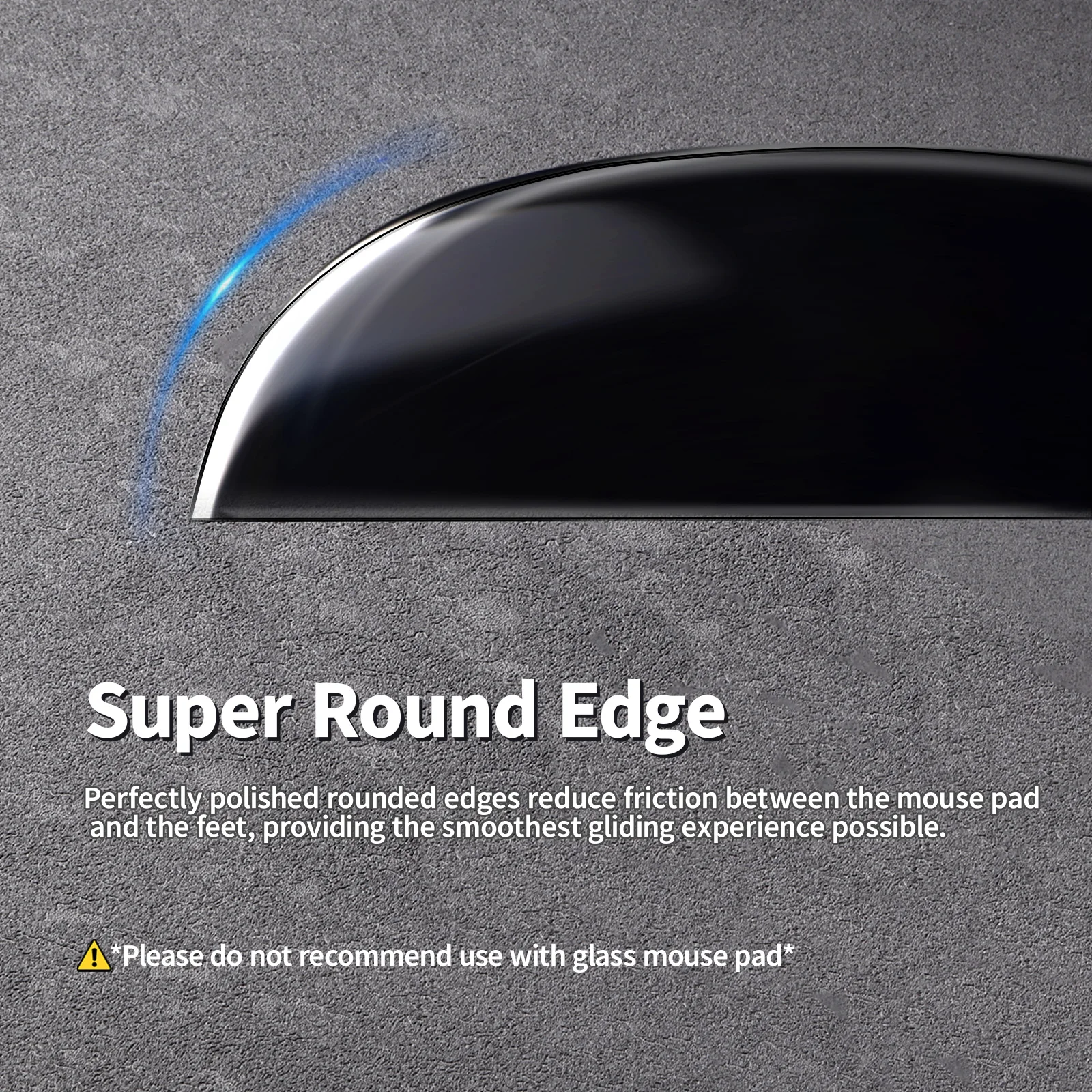 Mouse Glide Glasses Skates For Razer Naga V2 Pro Superlight Wireless Gaming 2.5D Curved Edge Mouse Anti Slip Feet Accessories - Image 5