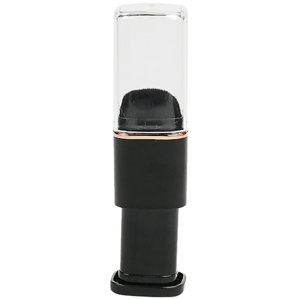 فرشاة مكياج قابلة للسحب، شعيرات ناعمة مدمجة، فرشاة بودرة الوجه لأحمر الخدود لتطبيق ماكياج الوجه أحمر الخدود