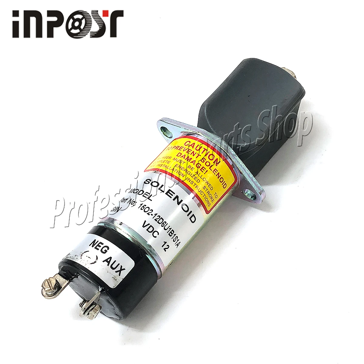 1502-12D6U1B1S1A 12V New Fuel Stop Solenoid For Woodward 1502 Series 307-2546 12V 2 Terminals