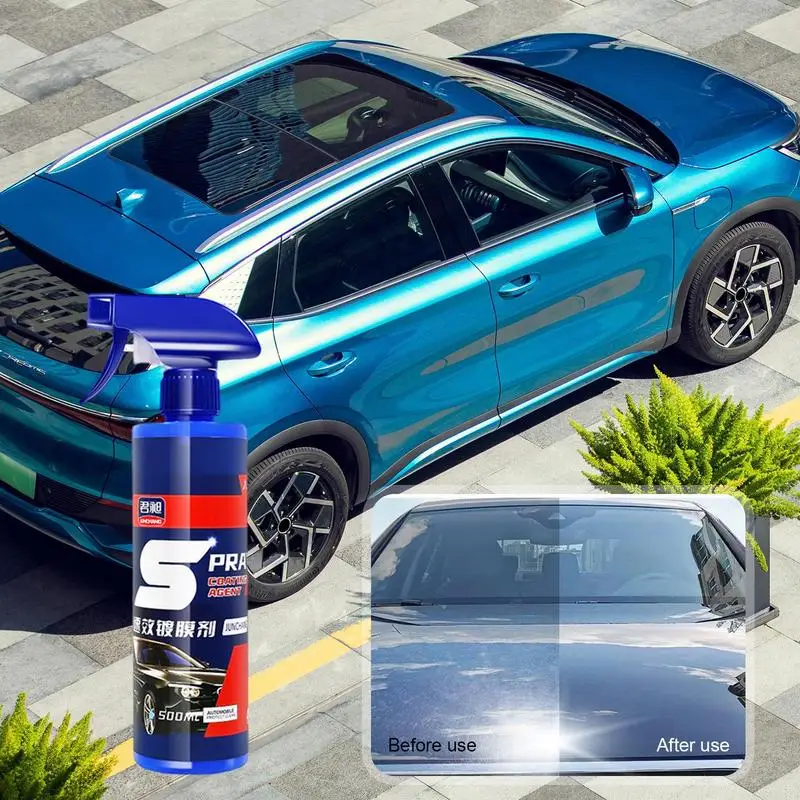 Automotive Ceramic Coating Spray Automobile Quick Acting Ceramic Coating Agent Universal Ceramic Nano Coating Wax Spray For Cars