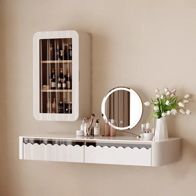Suspended Dresser Computer Table Storage Makeup Makeup Vanity Dressing Table Toiletries Desk Dressers Drawers