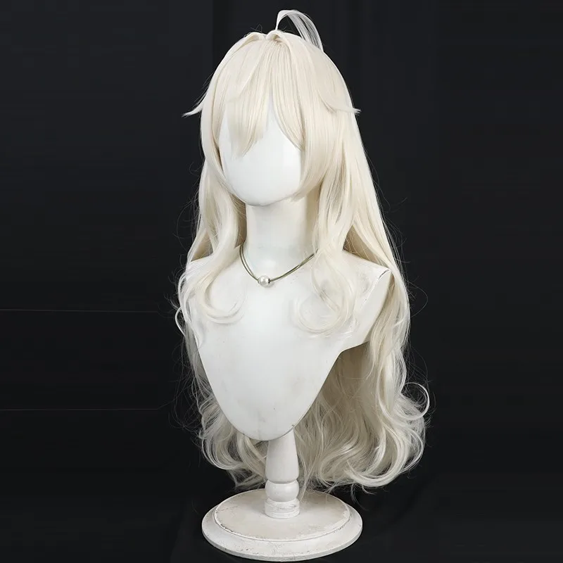 Wuthering Waves Zani Cosplay Perücke Golden White Long Hair Averardo Bank Ragunna Rinascita Halloween Party Frauen Mädchen Karneval