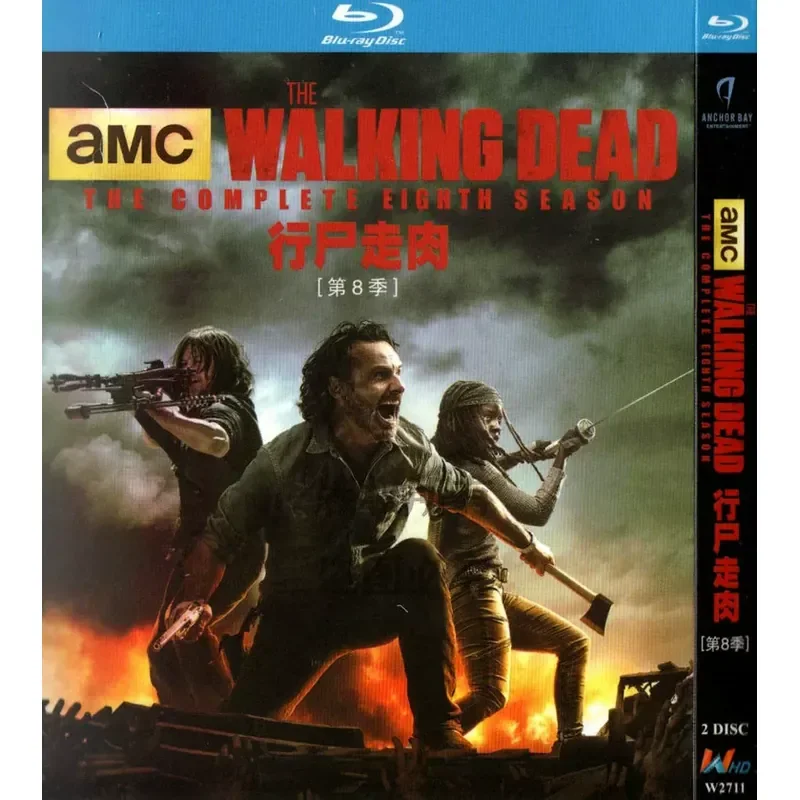 Blu-ray BD American Action Thriller Horror TV Series The Walking Dead Seasons 1 to 10 1080p High Definition 26 Discs