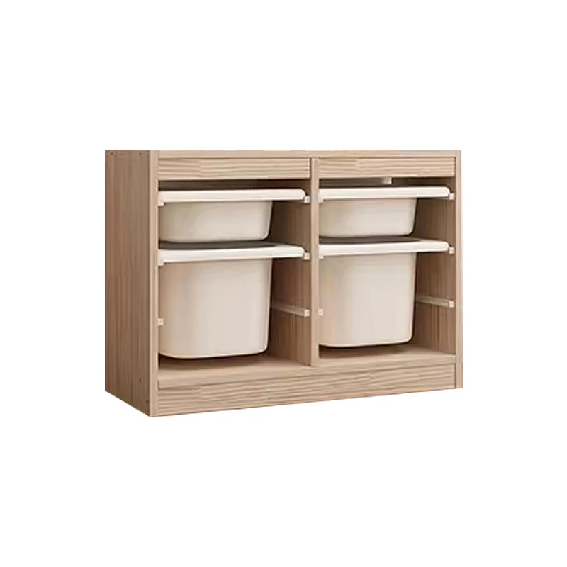 Solid Wood Modern Bedroom Kindergarten Kids Cabinet Toy Storage Organizer Set 1pc Child Wardrobe Living Room Home