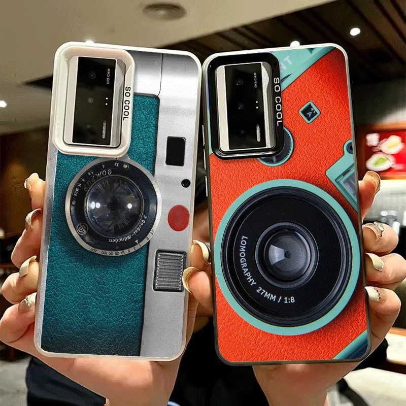 Vintage Classic Camera Pattern Soft Phone Case for Xiaomi Redmi 15C 15 14C 13C 12C Poco X5 X6 X7 Pro X3 F8 F7 Ultra M8 13 12 Cov