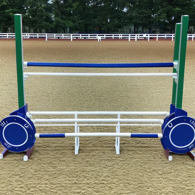 Portable horse jumping obstacles for training and competition use