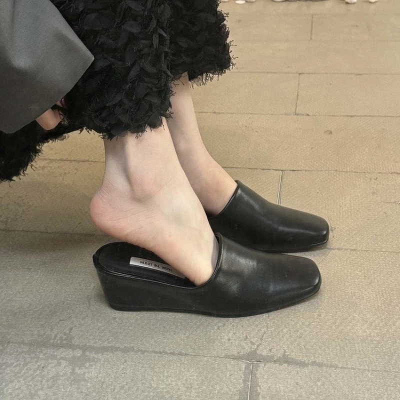 

Wedges Slippers Women High Heel Sandals Casual Shoes Summer 2026 Trend Slingback Shoes Walking Sport