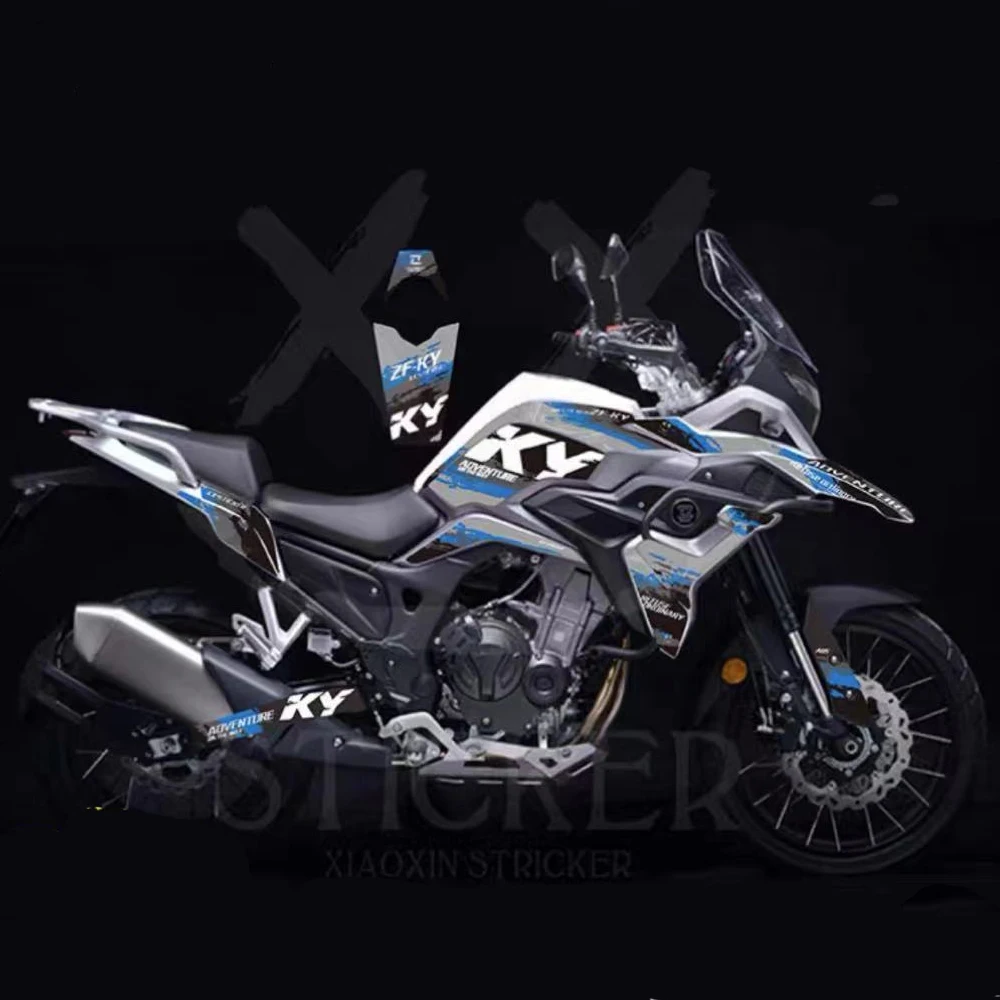 Motorcycle Reflective Decal Body Decoration Protection Sticker For Colove KY500X KY 500X KY400X