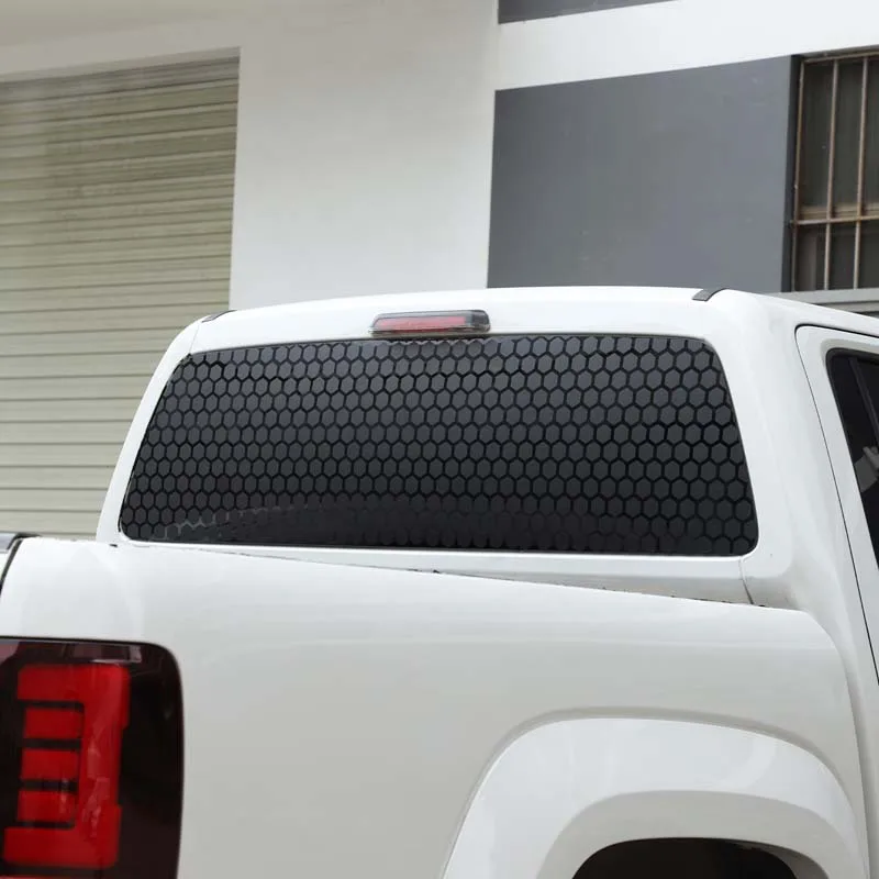 For VW Volkswagen Amarok 2011-2018 PVC Car Rear Window Post Vinyl Stickers Window Stickers Decorative Trim Accessories