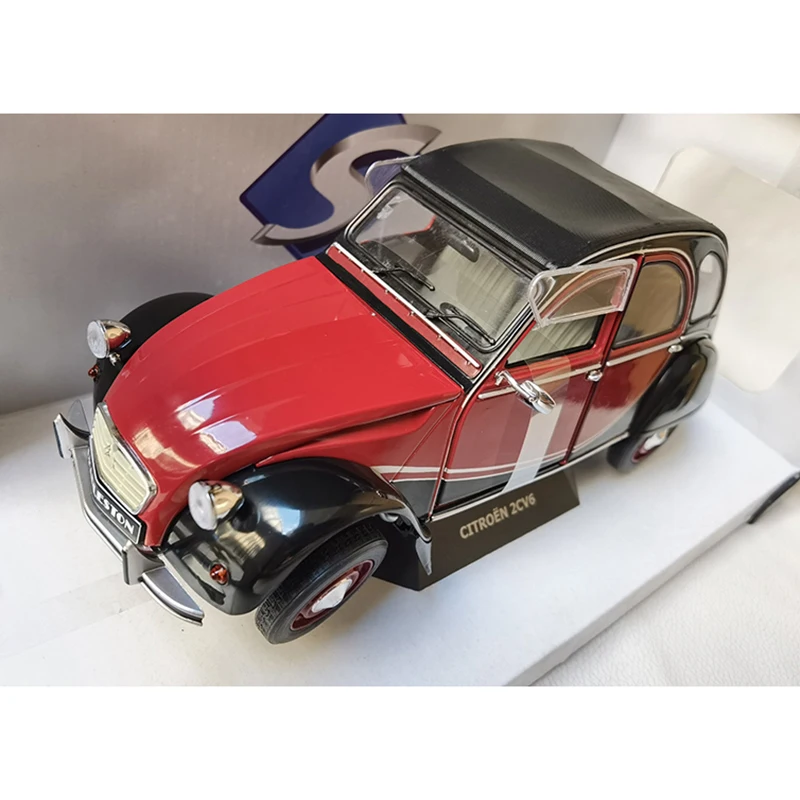 

Литой под давлением в масштабе 1:18 CITROEN 2CV6 модель автомобиля из сплава игрушечные коллекционные украшения SOLIDO