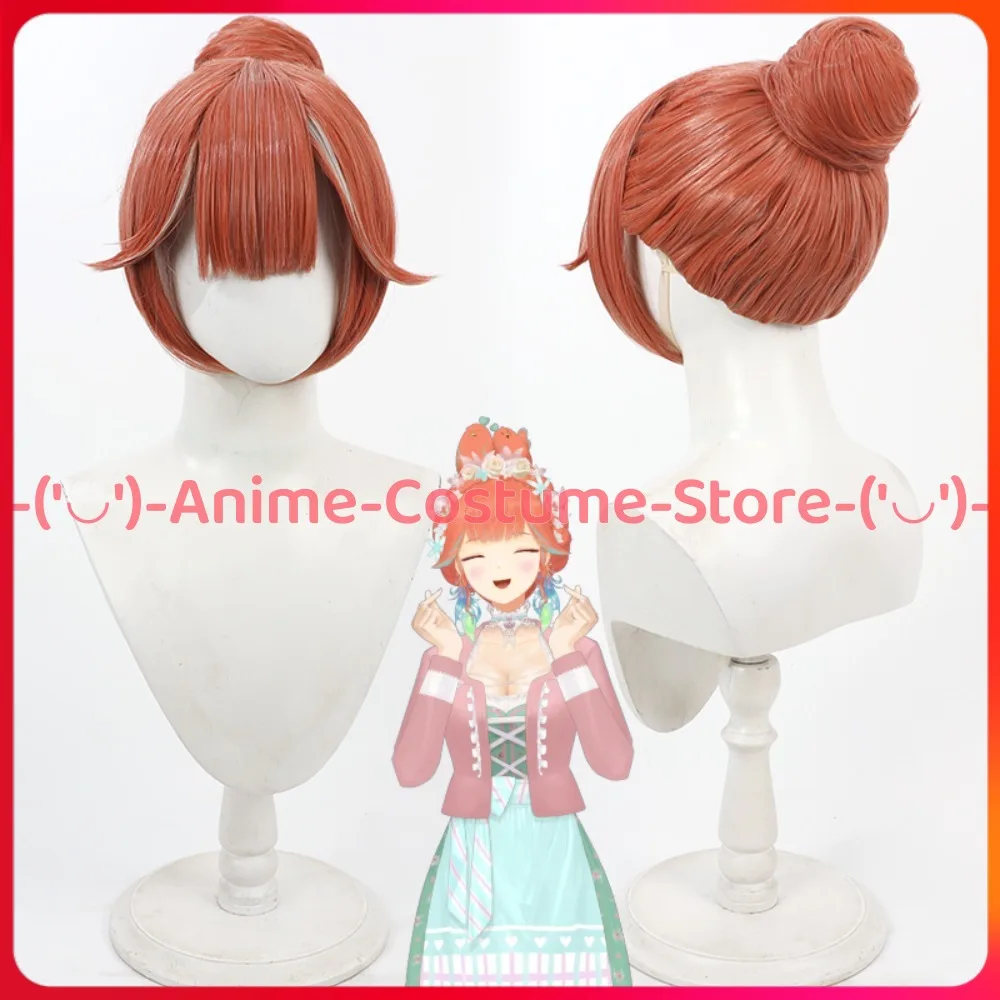 

NIJISANJI VTuber Takanashi Kiara Cosplay Wig Anime Character Halloween Carnival Party Costume Wigs Heat Resistant Synthetic Hair
