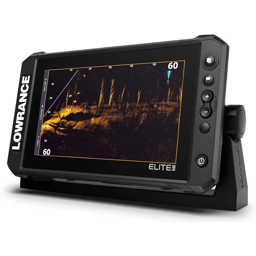 Elite FS 9 Fish Finder (No Transducer) with Preloaded C-MAP Contour+ Charts