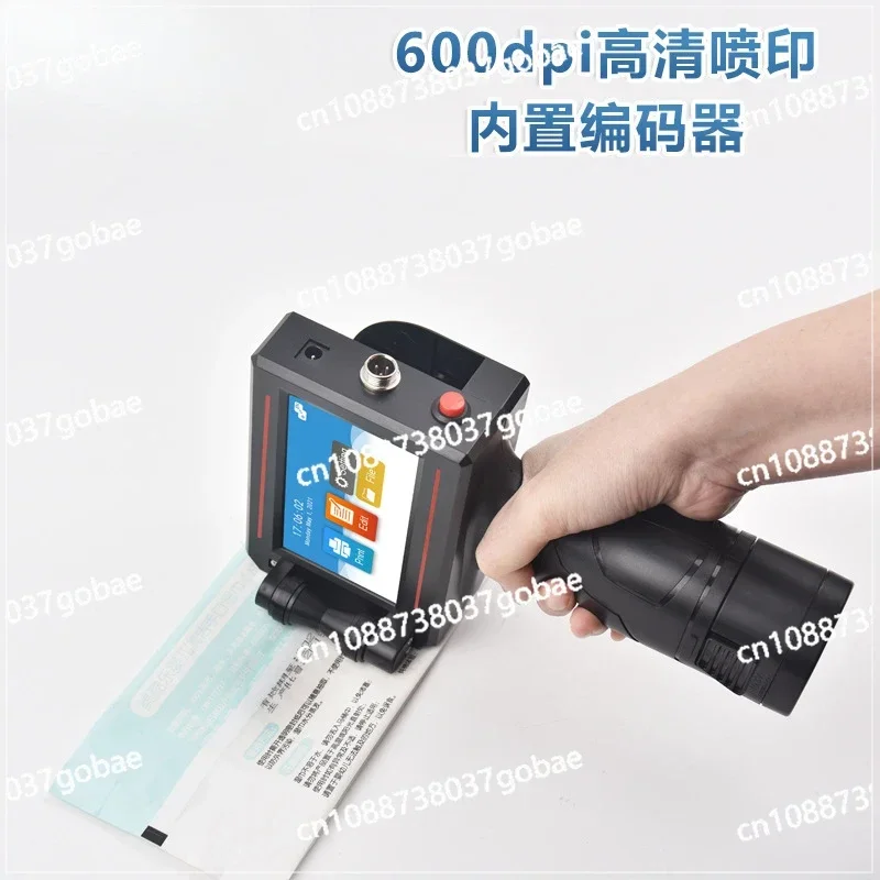 Handheld Inkjet Printer Small Production Date QR Code Barcode Label Batch Number Packaging