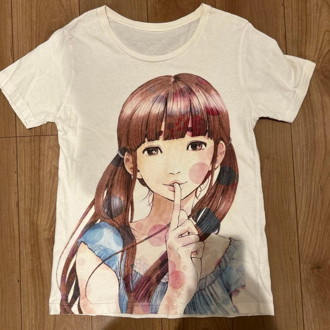 Anime Graphic Tee Kawaii Streetwear Harajuku Y2K Top Vaporwave Oversized Japanese Fashion Pastel Goth Grunge E-Girl Cyberpunk