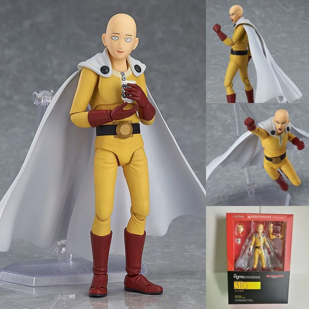 One Punch Man Saitama Figure Figma Style Action Figure Pvc Collectible Model Doll Toy