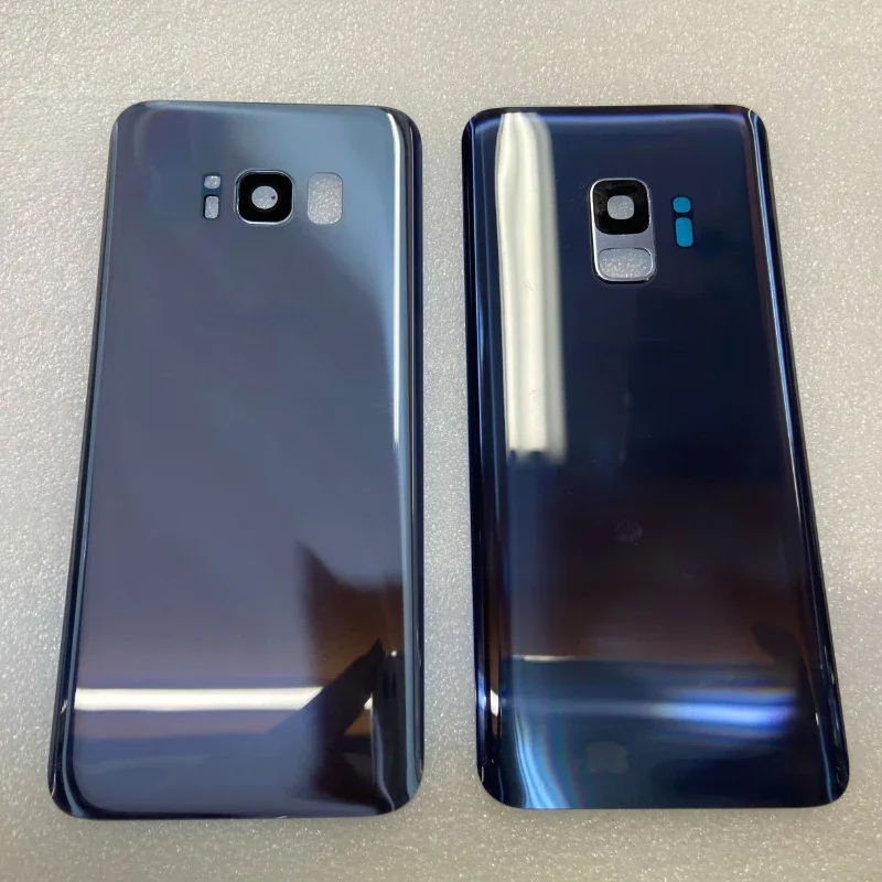 Penutup baterai belakang pintu kaca untuk Samsung Galaxy S9 G960 G960F S9 Plus G965 G965F casing perumahan