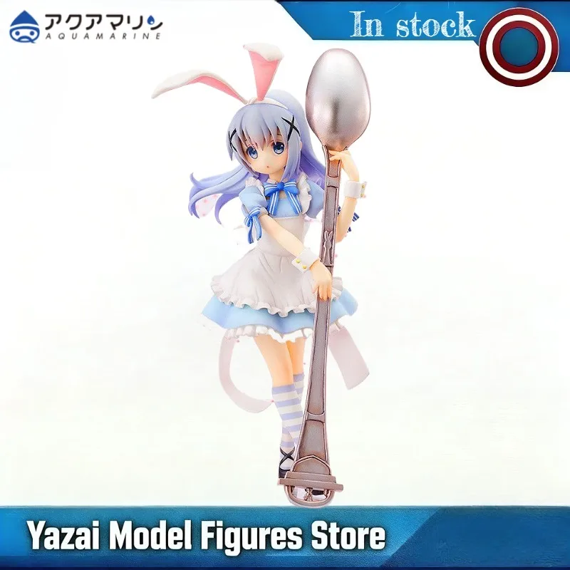 

В наличии Оригинальная фигурка AQUAMARINE Is The Order A Rabbit Kafuu Chino Alice Style 1/8 20см, ПВХ, аниме-фигурка, игрушка, подарок, украшение