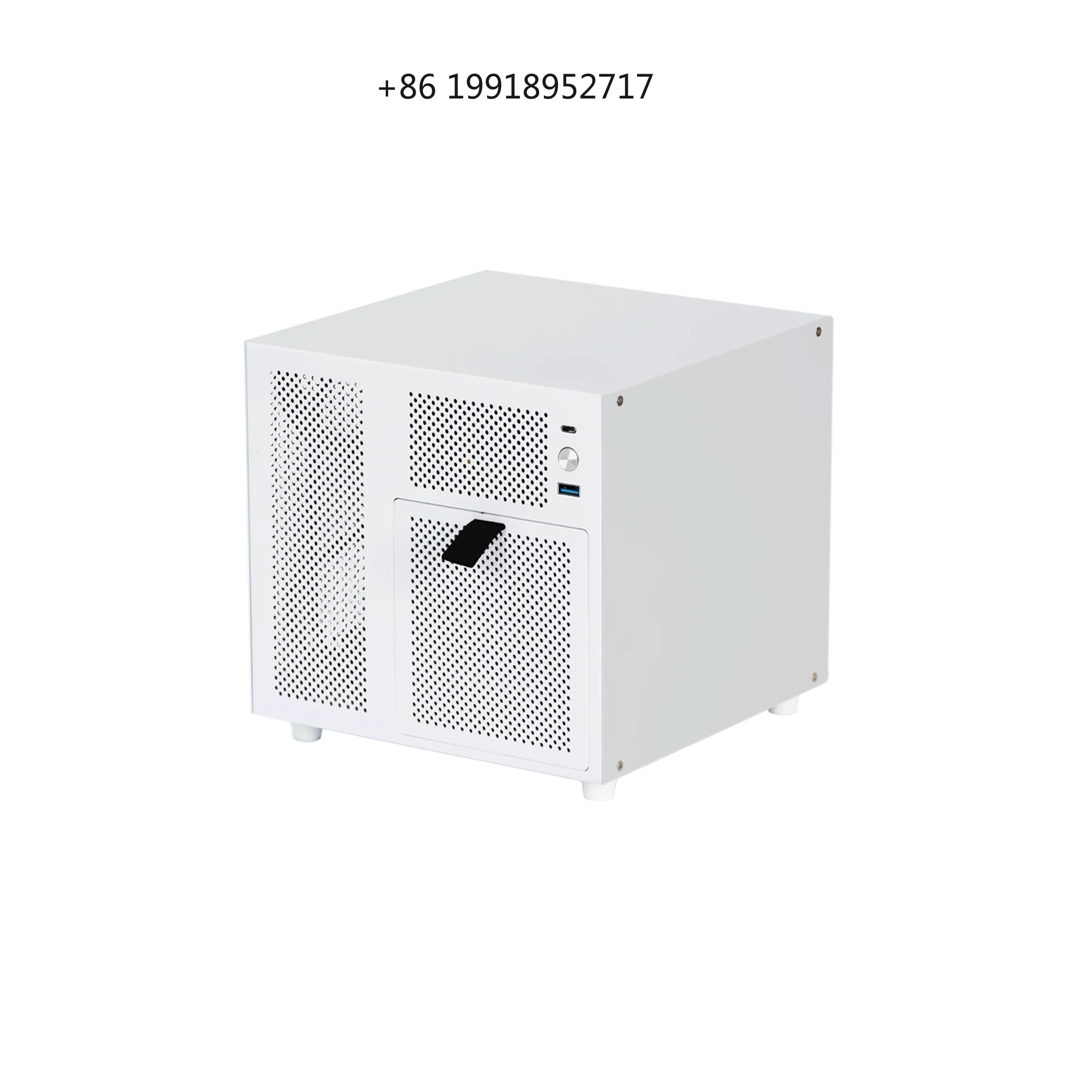 4-Disk NAS with Backplane Chassis SFX/SFX-L Power Supply ITX Main Board Flying Bull Black Synology UNRAID JJ1