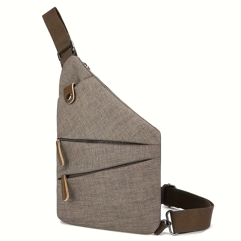 

1pcs Men's Crossbody Bag Portable Storage Bag Anti-theft Crossbody Bag Suitable for Travel Commuting and Daily Use