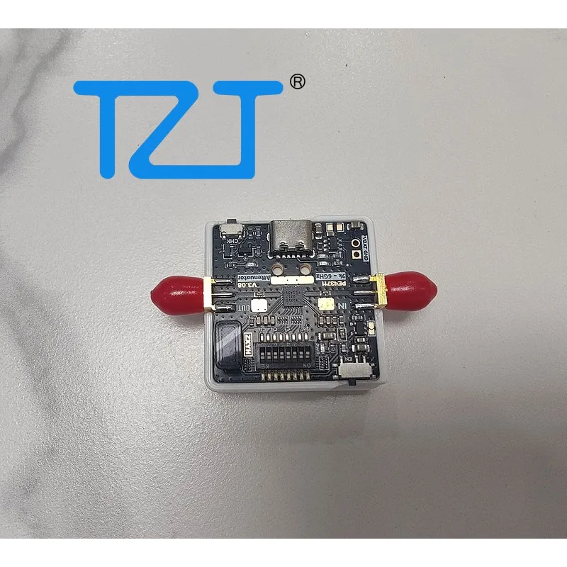 

TZT Модернизированный ZYE660-M1 Портативный 9 кГц-6 ГГц 7-битный RF цифровой программируемый регулируемый модуль аттенюатора PE43711 Встроенный 500 мА